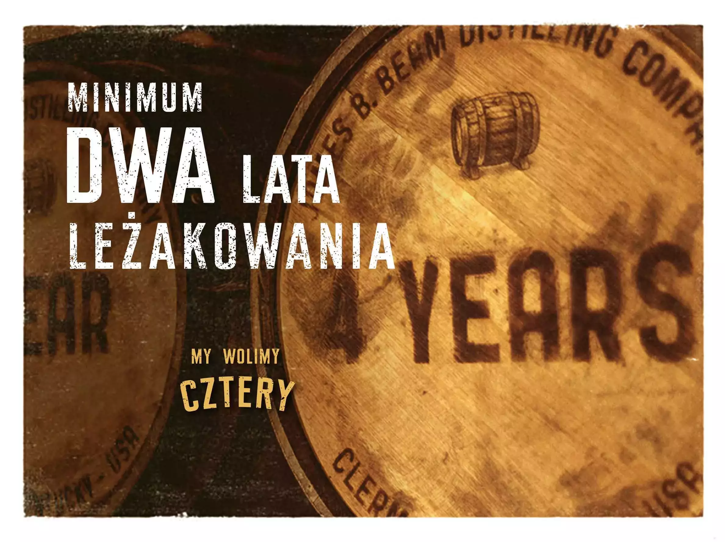 Barrel with 4 years mark